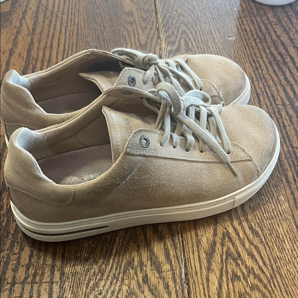 Birkenstock bend low Beige Suede Sneakers size 8